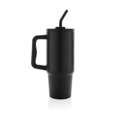 Embrace deluxe -termosmuki RCS-kierrätetystä teräksestä, 900 ml, musta – yksityiskohtakuva 5