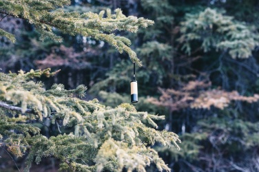 Logo trade liikelahja kuva: Bambu- ja RCS-kierrätysmuovitaskulamppu