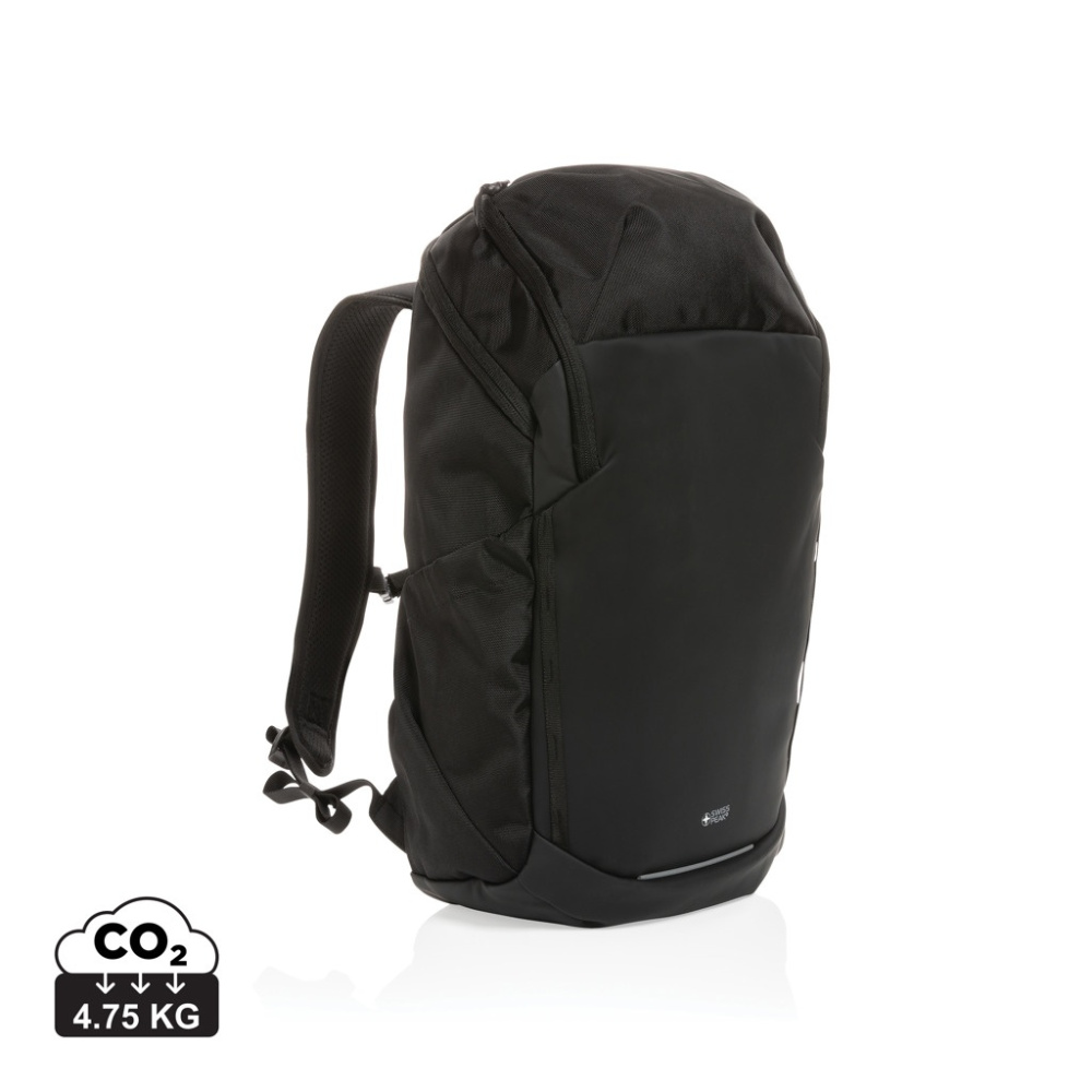 Swiss Peak AWARE™ RPET 15.6" bisnesreppu, musta, tuotekuva