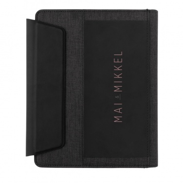 Logotrade mainoslahja tuotekuva: Fiko langaton latausportfolio A5 varavirtalähteellä