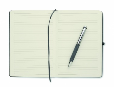 Logo trade mainoslahja kuva: Muistikirja kierrätysnahkaa