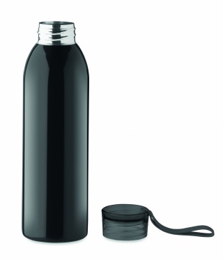Teräksinen juomapullo 650 ml, Musta – yksityiskohtakuva 4