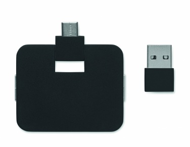 Logotrade liikelahjat kuva: 4-porttinen USB-keskitin
