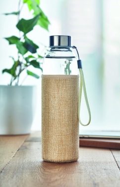 Lasipullo 500 ml suojapussissa – yksityiskohtakuva 5