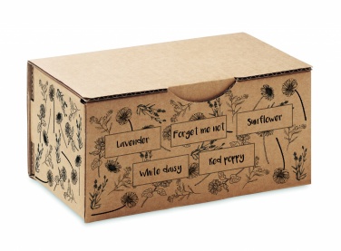 Logo trade mainoslahjat ja liikelahjat kuva: Kukkien kasvatus sarja