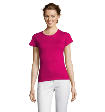 MISS Naisten T paita 150g, fuksia, S, värivaihtoehto