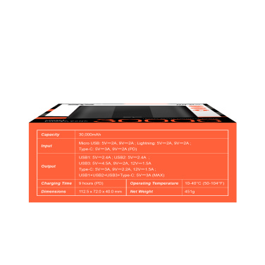 Logotrade liikelahjat kuva: POWER BANK SILICON POWER QX55 30000 MAH