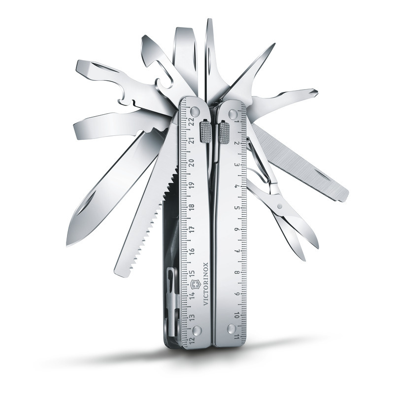 SwissTool X - 24 työkalua Victorinox, harmaa, värivaihtoehto