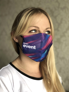 Logo trade mainoslahjat ja liikelahjat kuva: VENUS PRO puuvillamaski HEPA-suodatintaskulla 1378165