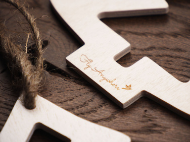 Logo trade mainostuote kuva: Puinen joulukoriste 1855121