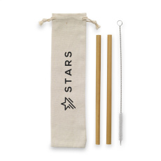 ECO Bamboe Straw Set – bambuiset juomapillit