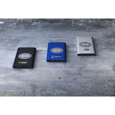 Logo trade liikelahjat tuotekuva: Alumiininen 8000 Wireless Powerbank langaton laturi