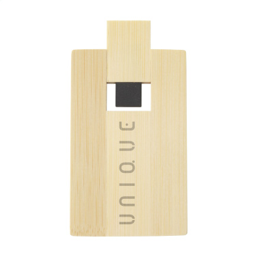 Logo trade liikelahjat mainoslahjat kuva: Luottokortti USB Bamboo 8GB