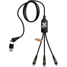 SCX.design C50 100 W:n / 5 A:n pikalataava 5-in-1-kaapeli digitaalisella näytöllä