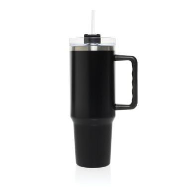 Peakflow RCS-kierrätysteräksinen termosmuki 1200 ml, musta – yksityiskohtakuva 3