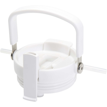 Logotrade liikelahjat kuva: Bronx 900 ml:n RCS-sertifioidusta kierrätetystä ruostumattomasta teräksestä valmistettu kuparityhjiöeristetty juomamuki, jossa on kaksitoiminen kansi