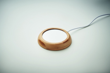 Logo trade mainostuotet tuotekuva: Bambuinen mukilämmitin USB:llä