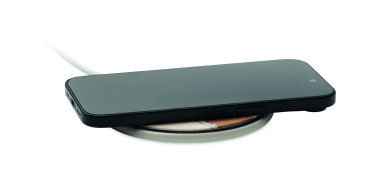 Logo trade mainoslahja kuva: Langaton laturi 15W korkkia