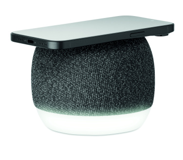 Logo trade mainoslahjat tuotekuva: 15W langaton laturi/kaiutin