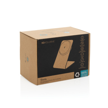 Logo trade liikelahjat mainoslahjat kuva: Terra alumiininen 15 W:n magneettinen langaton latausteline