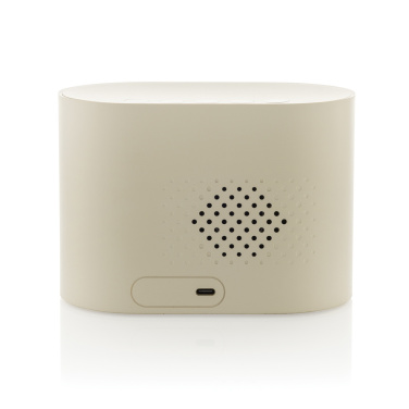 Logotrade mainoslahjat kuva: LumaRise RCS -herätyskello, valkoinen kohina, kierrätysmuovi