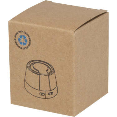 Logo trade liikelahja kuva: Horna 3 W:n kierrätysmuovista valmistettu magneettinen langaton kaiutin