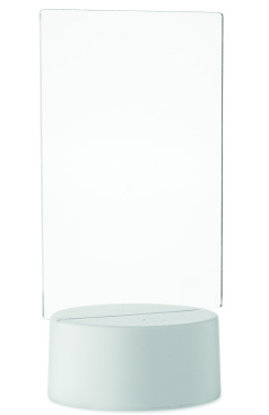 Logo trade mainoslahja kuva: Valaistu LED-muistitaulu