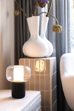 Logo trade mainoslahjat tuotekuva: Lux RCS -kierrätysmuovinen 10W kaiutinvalaisin