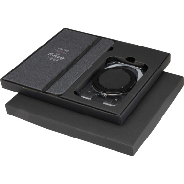 Logotrade liikelahjat mainoslahjat tuotekuva: Kern kovakantinen muistikirja (A6) ja MagSafe lompakkolahjasetti