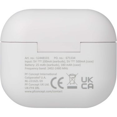 Logo trade mainoslahja kuva: Altais kierrätysmuovista valmistetut True Wireless Bluetooth® -kuulokkeet