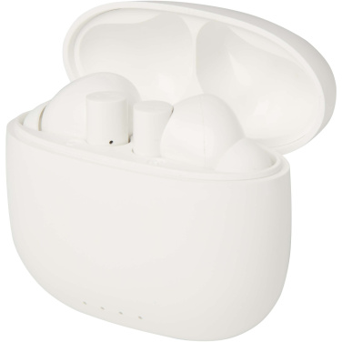 Logo trade mainostuote kuva: Alterf kierrätysmuovista valmistetut langattomat True Wireless Bluetooth® -kuulokkeet silikonisilla korvasovittimilla