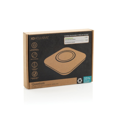 Logotrade liikelahja tuotekuva: Quantum ultra-nopea 25 W magneettinen langaton latausalusta