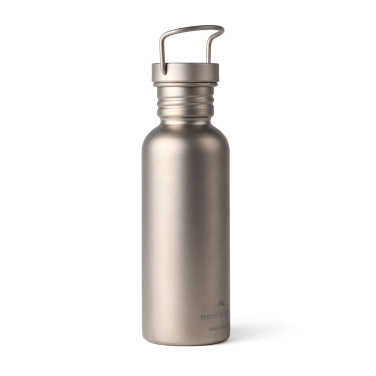 Logo trade mainoslahjat ja liikelahjat kuva: Nordic Drift Trail -ultrakevyt titaanijuomapullo 600 ml