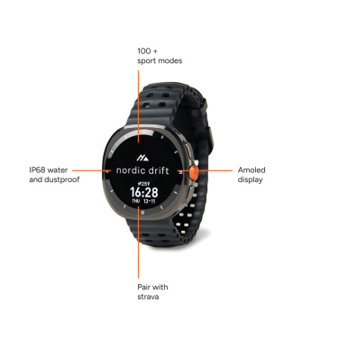 Logotrade mainostuotet kuva: Nordic Drift Titan – suorituskykyinen kello