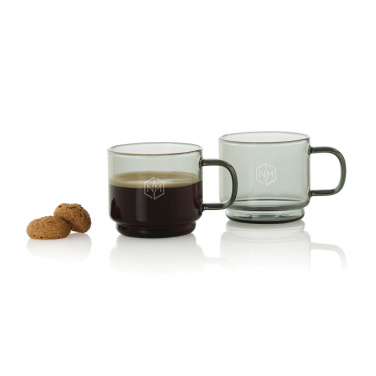 Logo trade mainostuotet tuotekuva: AdHoc Impact -espressokupit 70 ml, 2 kpl:n sarja