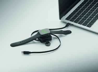 Logotrade mainostuotet kuva: Kelautuva 100 W:n USB-C-kaapel