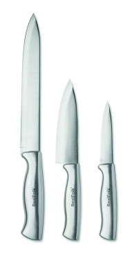 Logotrade liikelahjat mainoslahjat tuotekuva: Veitsisarja 3kpl terästä
