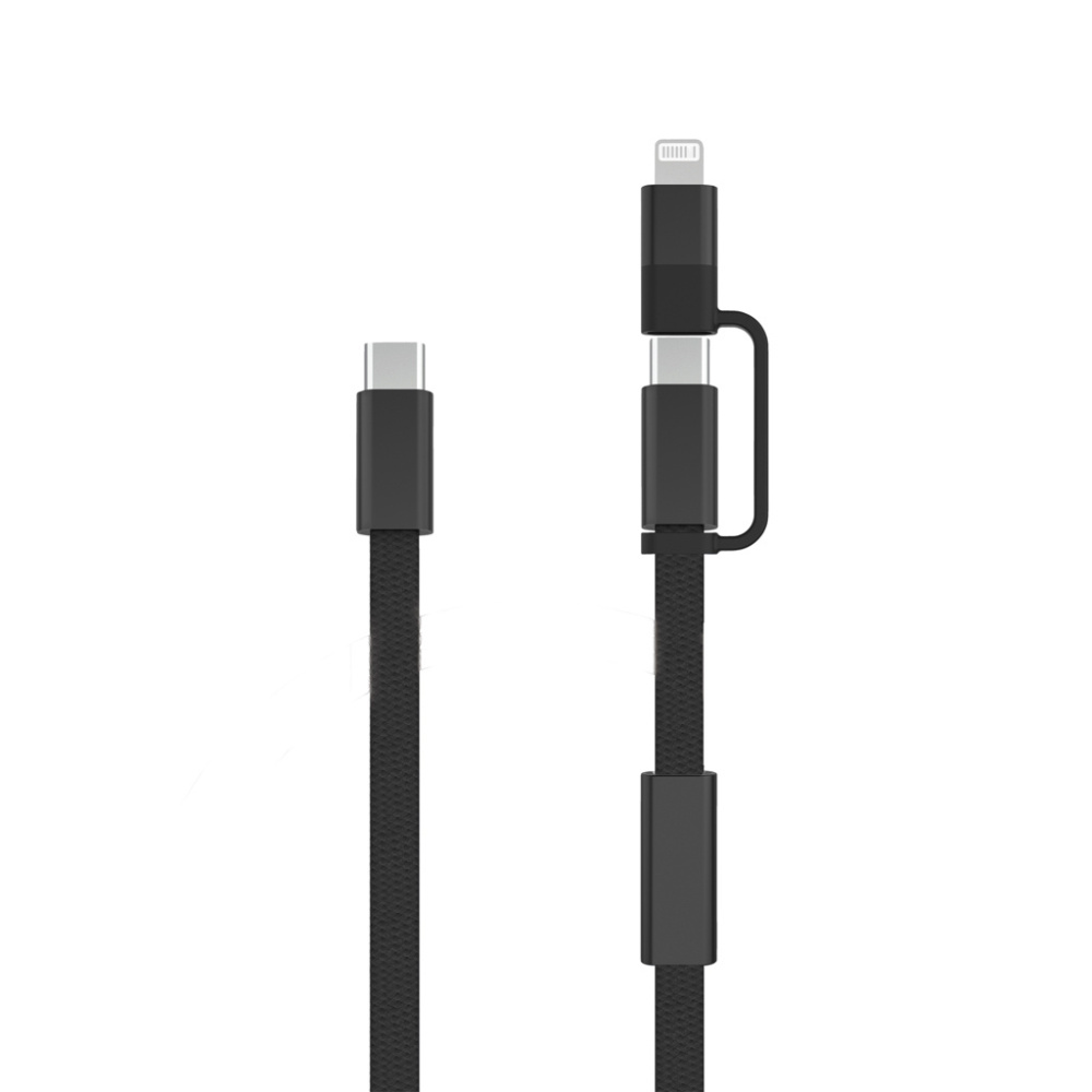 Logotrade mainoslahja tuotekuva: Arc RCS 60W 120 cm 2-in-1 fast charging cable