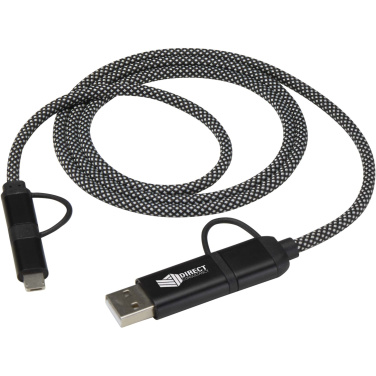 Logotrade mainoslahjat kuva: SMART 65 W, 100 cm, RCS-sertifioitu magneettinen 5-in-1-latauskaapeli