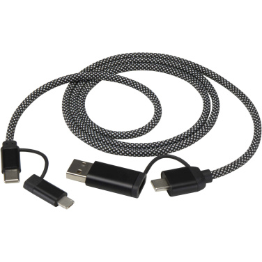 Logotrade liikelahjat mainoslahjat tuotekuva: SMART 65 W, 100 cm, RCS-sertifioitu magneettinen 5-in-1-latauskaapeli