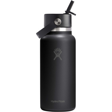 Logotrade mainoslahja tuotekuva: Hydro Flask Wide Mouth 946 ml:n vesipullo eristetty ruostumattomasta teräksestä valmistettu  jossa on pillikorkki