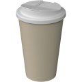 Americano® Infiniti 350 ml:n eristetty juomamuki, jossa on roiskesuojattu kansi, Hessiläinen