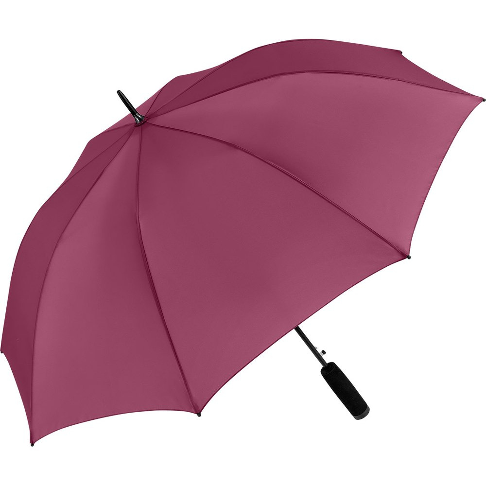 FARE edullinen automaattinen sateenvarjo Windproof 100 cm logolla, viininpunainen – tuotekuva