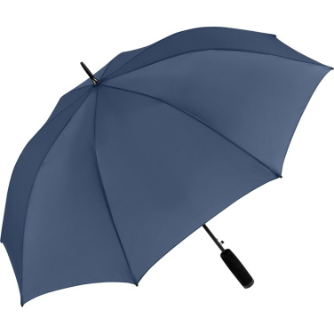 FARE edullinen automaattinen sateenvarjo Windproof 100 cm logolla, tummansininen – tuotekuva