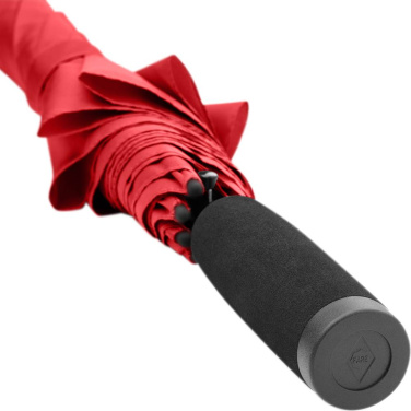FARE edullinen automaattinen sateenvarjo Windproof 100 cm logolla, punainen – yksityiskohtakuva 6