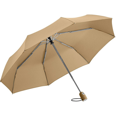 FARE® AOC automaattinen minitaskusateenvarjo logolla (30 väriä), beige – yksityiskohtakuva 10