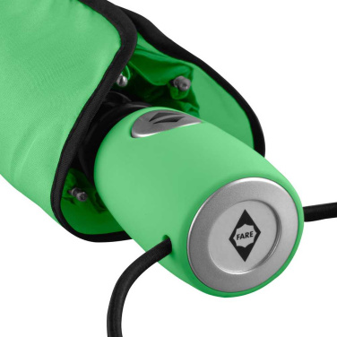 FARE® AOC automaattinen minitaskusateenvarjo logolla (30 väriä), vaaleanvihreä – yksityiskohtakuva 8