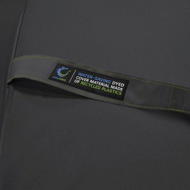 FARE® AC Mini Style automaattisesti avautuva taskusateenvarjo värillisillä yksityiskohdilla logolla, musta-lime – yksityiskohtakuva 7