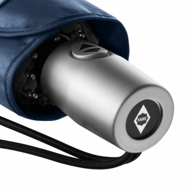 FARE® AOC iso taskusateenvarjo heijastavalla reunuksella logolla, tummansininen – yksityiskohtakuva 4