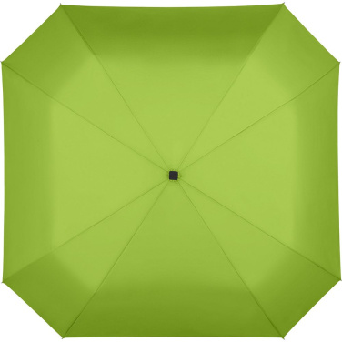 FARE® AOC Square neliskulmainen taskusateenvarjo logolla, lime – tuotekuva